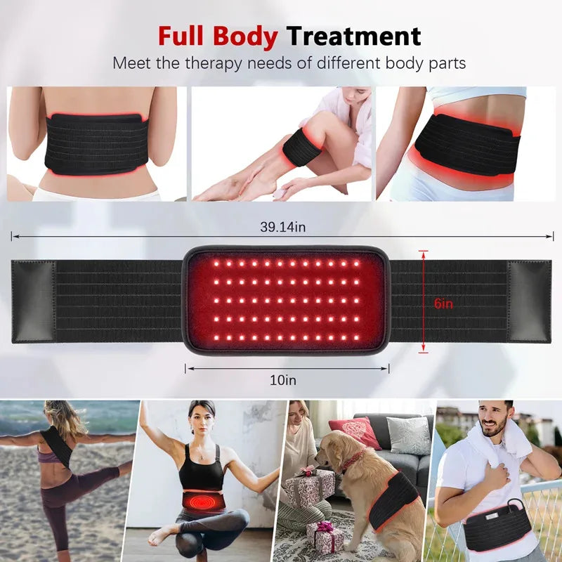 Infrared Red Light Therapy Belt – Lumbar & Body Relief