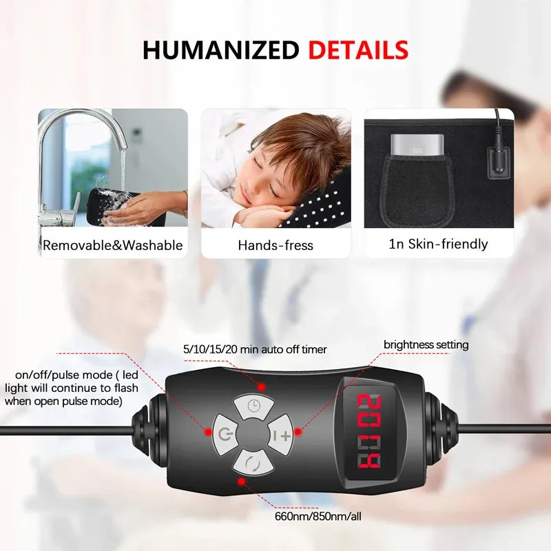 Infrared Red Light Therapy Belt – Lumbar & Body Relief