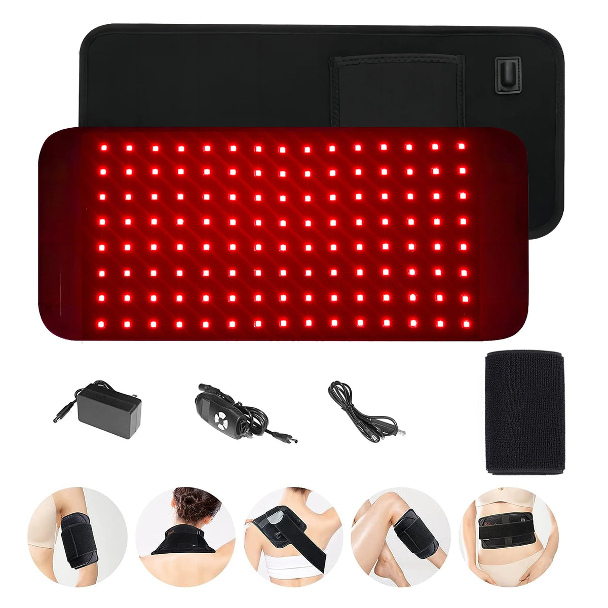 Red Light Therapy Wrap Pad For Face And Body Relief